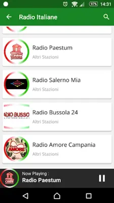 Radio Italiane android App screenshot 0